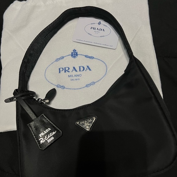Prada Black Nylon Shoulder Bag - Picture 1 of 1
